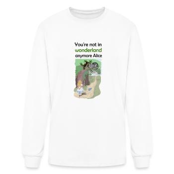 Alice not in wonderland - Men's Long Sleeve T-Shirt - white - Front