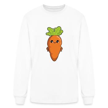 Carrot - Men's Long Sleeve T-Shirt - white - Front