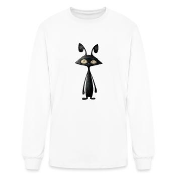Monster character - Men's Long Sleeve T-Shirt - white - Front