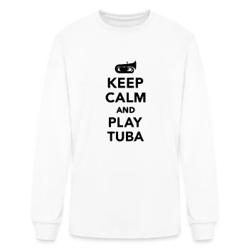 Tuba - Men's Long Sleeve T-Shirt - white - Front