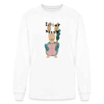 easter bunny - Men's Long Sleeve T-Shirt - white - Front