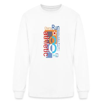 Athletic - Men's Long Sleeve T-Shirt - white - Front