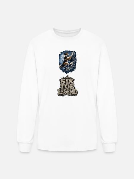 Alpine Husky Climber - Men's Long Sleeve T-Shirt - white