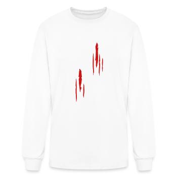 Scratches, Scars - Men's Long Sleeve T-Shirt - white - Front