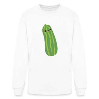 Cucumber - Men's Long Sleeve T-Shirt - white - Front