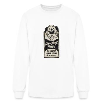 Vintage Clown Liquor Store South Central - Men's Long Sleeve T-Shirt - white - Front