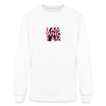 I am who I am - Men's Long Sleeve T-Shirt - white - Front