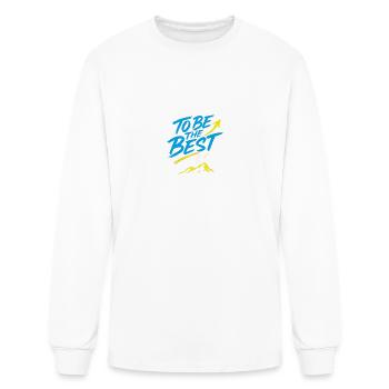 Be the best - Men's Long Sleeve T-Shirt - white - Front