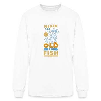 pêcheur - T-shirt à manches longues Homme - blanc - Devant