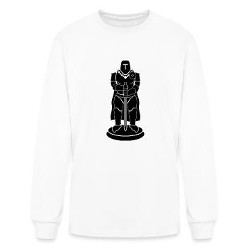knight ritter sword schwert armor38 - Men's Long Sleeve T-Shirt - white - Front