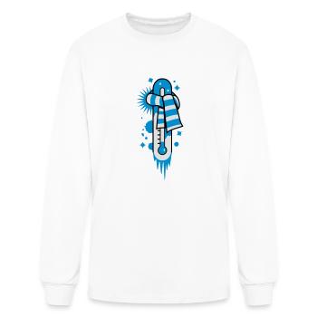 Thermometer - freezing point - Men's Long Sleeve T-Shirt - white - Front