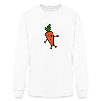 Carrot - Men's Long Sleeve T-Shirt - white - Front