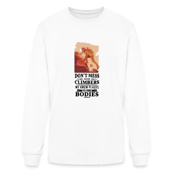 Climb - Men's Long Sleeve T-Shirt - white - Front