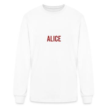 No Alice No Life - Men's Long Sleeve T-Shirt - white - Front