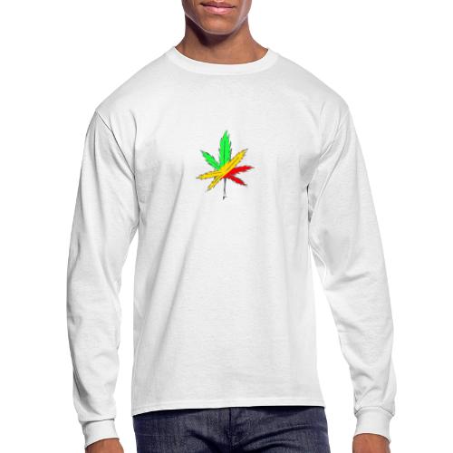 Rasta leaf - Men's Long Sleeve T-Shirt