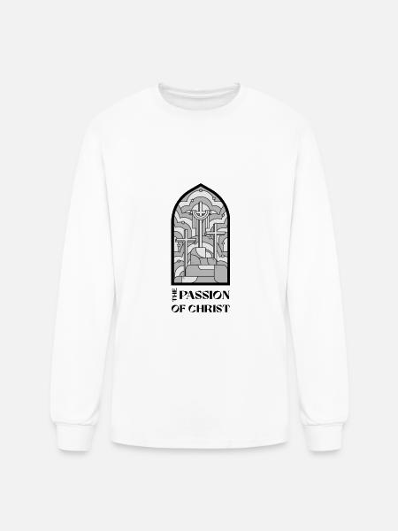 The Passion Of Christ - Men's Long Sleeve T-Shirt - white