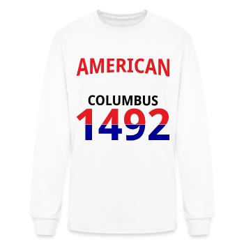 Native American - Men's Long Sleeve T-Shirt - white - Front