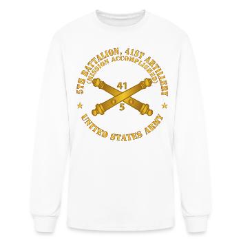 Army 5th Bn 41st Artillery Mission Accomplished US - Men's Long Sleeve T-Shirt - white - Front