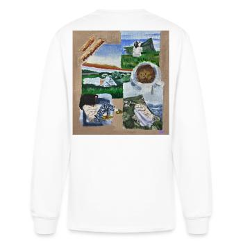 Picnic in Nature - Men's Long Sleeve T-Shirt - white - Back