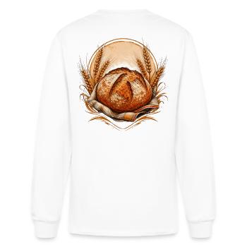 Artisan Sourdough Baker Rusti - Men's Long Sleeve T-Shirt - white - Back