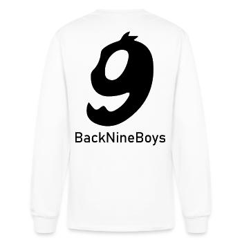 Back 9 Boys - Men's Long Sleeve T-Shirt - white - Back