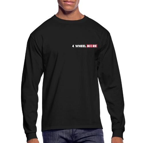 4 Wheel More Rectangle Logo - Men's Long Sleeve T-Shirt