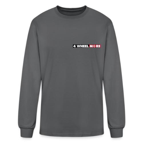4 Wheel More Rectangle Logo - Men's Long Sleeve T-Shirt