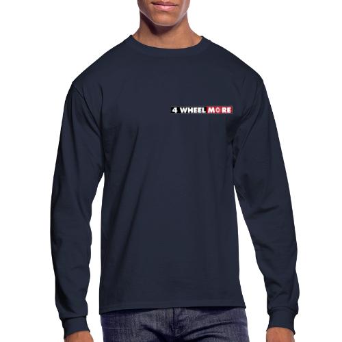 4 Wheel More Rectangle Logo - Men's Long Sleeve T-Shirt