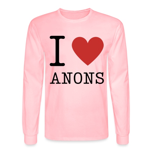 I <3 ANONS - Men's Long Sleeve T-Shirt