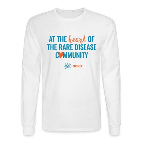 NORD: At the Heart of the Rare Disease Community - Men's Long Sleeve T-Shirt