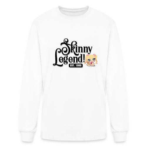 Skinny Legend_onwhite - Men's Long Sleeve T-Shirt
