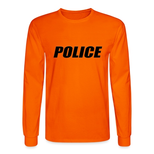 Police Black - Men's Long Sleeve T-Shirt