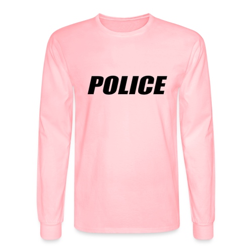 Police Black - Men's Long Sleeve T-Shirt