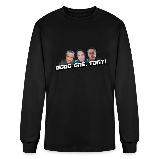 GOOD ONE, TONY! (with Fusco Show back)