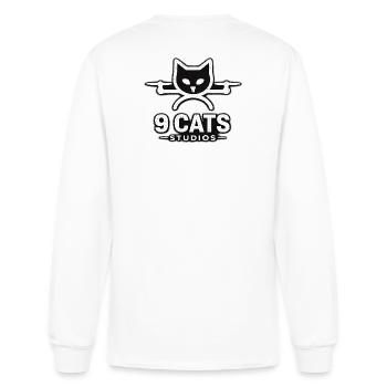 9 Cats Studios - Men's Long Sleeve T-Shirt - white - Back