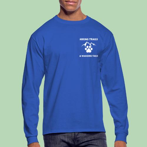 Hiking Trails and Wagging Tails on the ADK-9! - Men's Long Sleeve T-Shirt