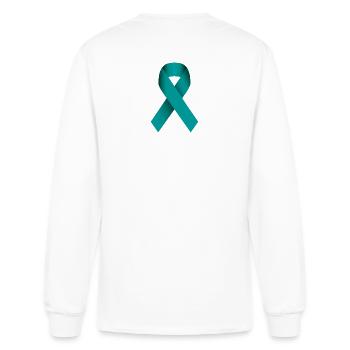 NEW 2016 LNR Logo - Men's Long Sleeve T-Shirt - white - Back