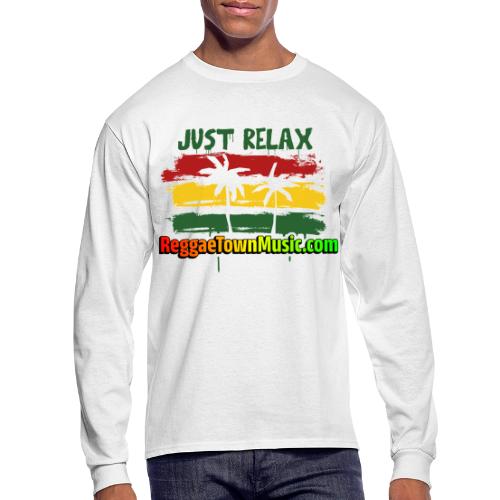 Just relax reggae rasta tropical sunset - Men's Long Sleeve T-Shirt