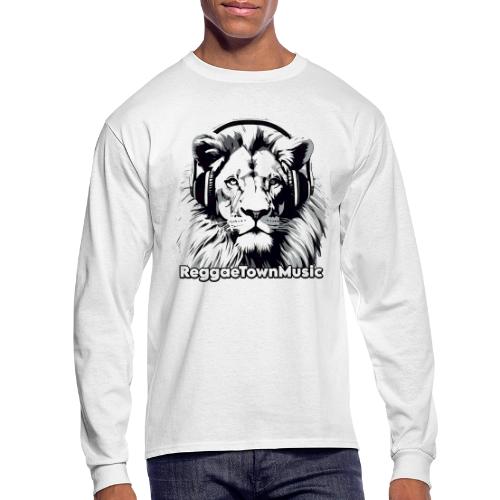 Reggae music roots lion head rasta vibes shirt - Men's Long Sleeve T-Shirt