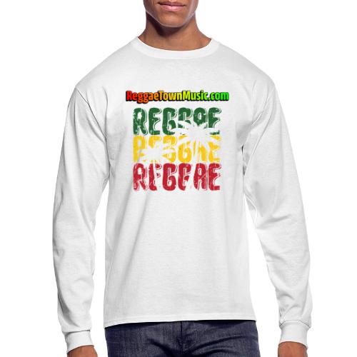 Rasta style reggae music design with classic roots - Men's Long Sleeve T-Shirt