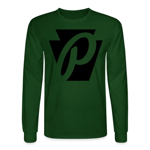 P Stone Logo - Men's Long Sleeve T-Shirt