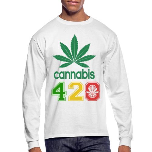 Light Hearted 420 Make It Legal Weed Marijuana - Men's Long Sleeve T-Shirt