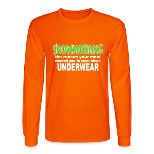 Snowmobiling Underwear - Men's Long Sleeve T-Shirt