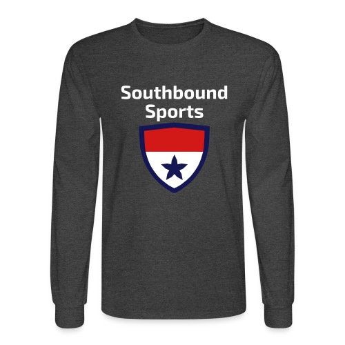The Southbound Sports Shield Logo. - Men's Long Sleeve T-Shirt