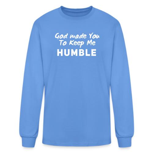 Christian humility (white) - Men's Long Sleeve T-Shirt