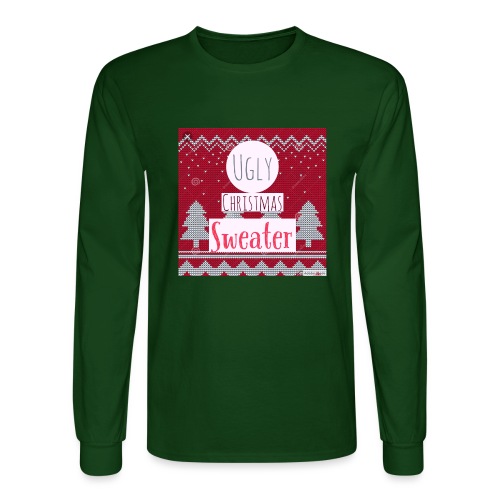 Ugly Christmas Sweater - Men's Long Sleeve T-Shirt