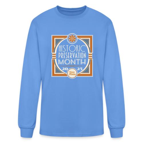 Historic Preservation Month- Dark - Men's Long Sleeve T-Shirt