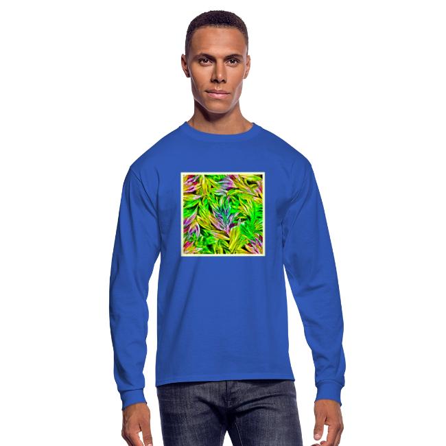Vibrant Plant Strokes Design