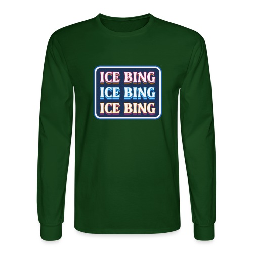 ICE BING 3 rows - Men's Long Sleeve T-Shirt