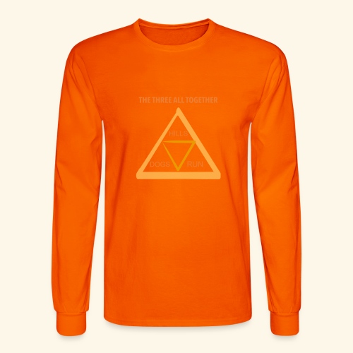 Run4Dogs Triangle - Men's Long Sleeve T-Shirt